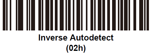 设置反白条码 Inverse Autodetect